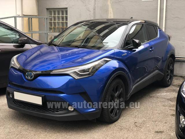 Аренда авто Toyota C-HR Hybrid e-CVT во Франции